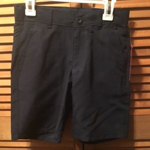 Chaps Uniform Approved Navy Blue Flat Front Shorts